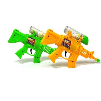 Играчка Пистолет-Тресчотка с Бонбони (12 бр.)