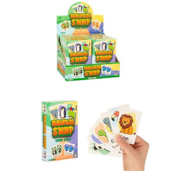 ИГРА С КАРТИ ANIMAL SNAP - ИГРА С ЖИВОТНИ 36 КАРТИ - В ДИСПЛЕЙ (12 бр.)