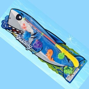 МАГНИТНА ИГРА ЗА РИБОЛОВ НА КАРТА - 16x53x3,5 см (12 бр.)