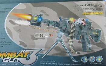Играчка Картечница Combat със Светлина и Звук - 56 см