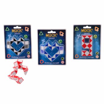 MAGIC SNAKE - 3D ПЪЗЕЛ ЗМИЯ НА КАРТОН (24 бр.)