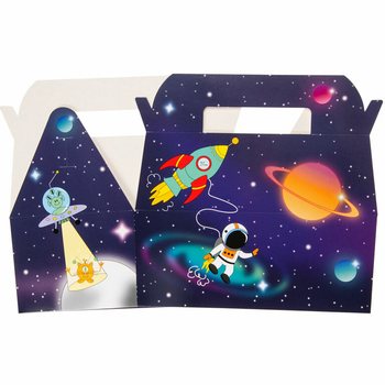 Кутии за детско меню Космос / Space - 22,5 x 12 x 9,5 см (24 бр.)