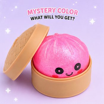 RAGE - Скуиши SUGAR EDITION Bun Dumplings МАЛЪК (5.3 x 5.3 x 4.1 Cm) Viral 2026 Fidget Toy (24 бр.)