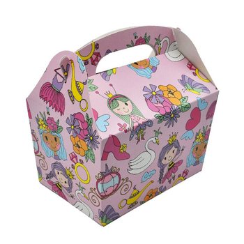 КУТИЯ ЗА ДЕТСКО МЕНЮ ПРИНЦЕСА - Разм. 18.5x12x19 CM - FOODBOX - KIDSBOX (24 бр.)