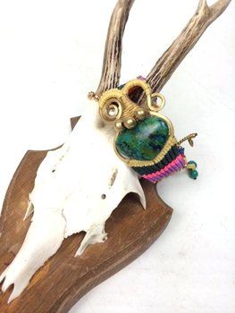 Гривна GREENSTONE Жълта HANDMADE ORIGINALS (1 бр.)