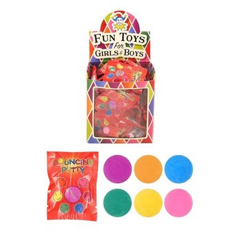 Скачащ Пластилин Bouncing Putty в Торбички за Подарък (60 бр.)