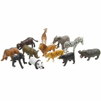 ANIMAL WORLD - МИКС ФИГУРКИ ДИВИ ЖИВОТНИ (12 бр.)