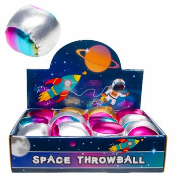 ПЛЮШЕНА МЕТАЛНА ТОПКА ЗА ХВЪРЛЯНЕ - SPACE (12 бр.)