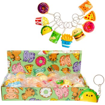Ключодържатели Squishy Fast Food в Дисплей (24 бр.)