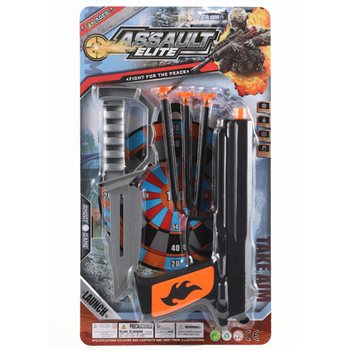 ASSAULT ELITE - Пистолет със Стрели с Вендузи и Нож (6 бр.)