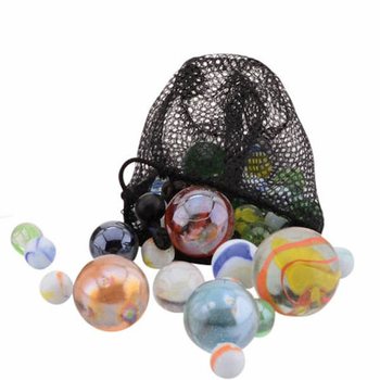 OUTDOOR FUN - СТЪКЛЕНИ ТОПЧЕТА В ТОРБИЧКА, 500 ГРАМА (6 бр.)