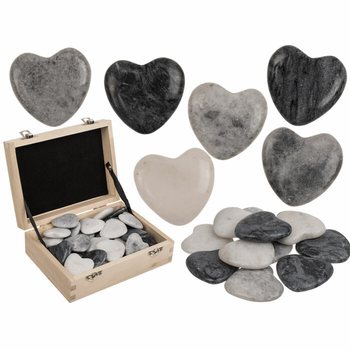 ЕСТЕСТВЕН КАМЪНИ СЪРЦЕ - WORRY STONES (36бр)