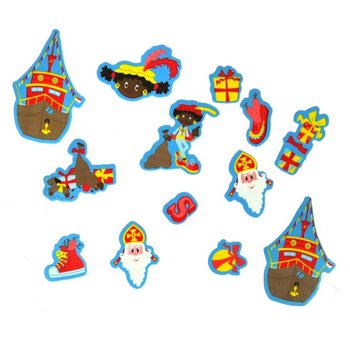 60 бр. Стикер от Пяна Sinterklaas & Piet (3 комплекта)