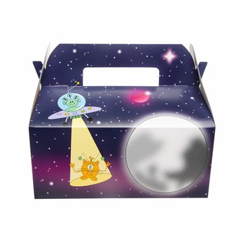 Кутии за детско меню Космос / Space - 22,5 x 12 x 9,5 см (24 бр.)