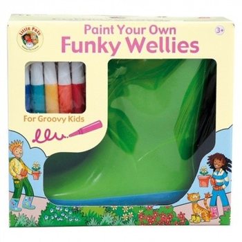 FUNKY WELLIES - ОЦВЕТИ СИ САМ ДЕТСКИ ГУМЕНИ БОТУШИ - ЗЕЛЕНИ / РАЗМЕР: 26