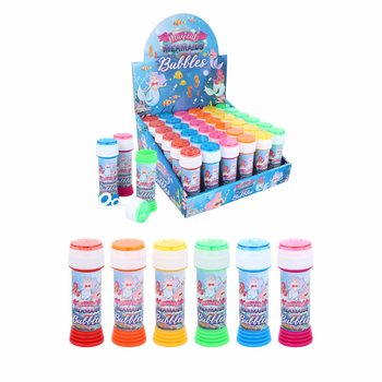 Сапунени мехурчета Русалка 50ml с игра за търпение (Дисплей 36 бр)