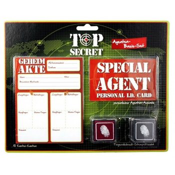 TOP SECRET – СПЕЦИАЛЕН АГЕНТ, КОМПЛЕКТ ЗА ПРЪСТОВИ ОТПЕЧАТЪЦИ (12 бр.)