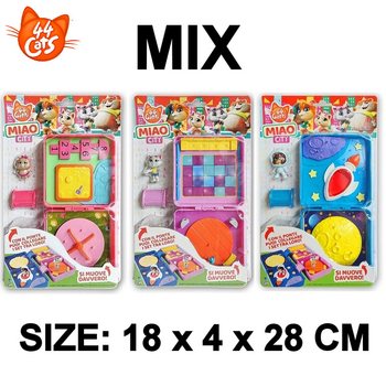 44CATS MIAO CITY НА БЛИСТЕР - 18x4x28 СМ - МИКС ВИДОВЕ (40 бр.)