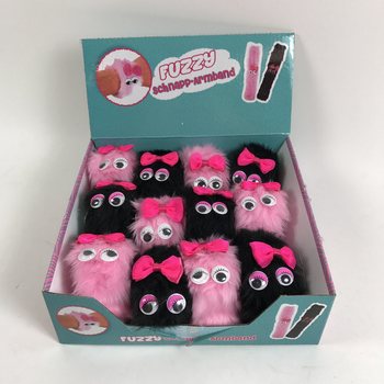 ПЛЮШЕНИ ГРИВНИ FUZZY SNAP / CLIC (12 бр.)