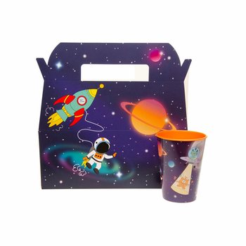 Кутии за детско меню Космос / Space - 22,5 x 12 x 9,5 см (24 бр.)
