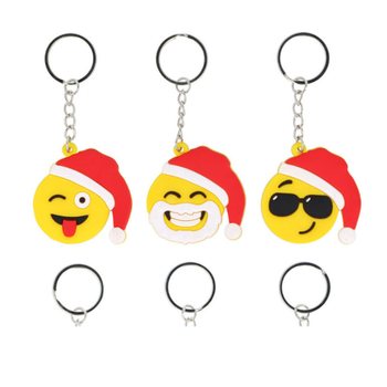 КОЛЕДНИ КЛЮЧОДЪРЖАТЕЛИ SMILEY (12 бр.)