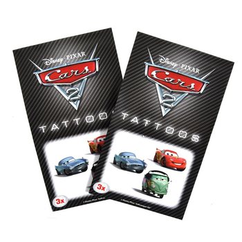 Комплект от 3 детски татуировки Disney Cars 2 (50 бр.)
