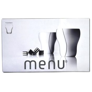 MENU - ТЕРМО ЧАША BLACK CONTOUR СРЕДНА 320 ML, СЕТ ОТ 2 ЧАСТИ