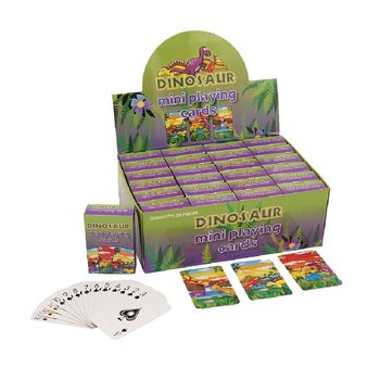 МИНИ КАРТИ ЗА ИГРА – МОДЕЛ: ДИНОЗАВЪР В ДИСПЛЕЙ (24 бр.)