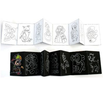 Магическа Книжка за Оцветяване с Изтриване (47 бр.)