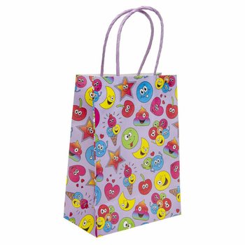 Хартиени Подаръчни Торбички Smiley - 16x9x22 см (12 броя)