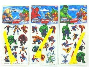 ТАТУИРОВКИ ЗА ТРИЕНЕ / СТИКЕРИ MARVEL HEROES (24 бр.)