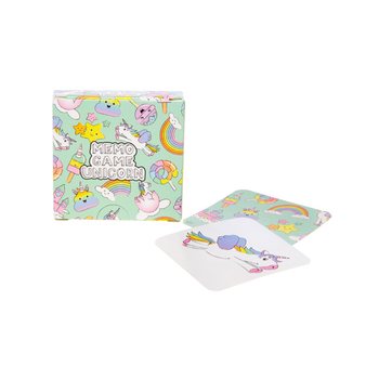 Малки игри за памет (Мемори) - модел Еднорог в дисплей (60 бр.)