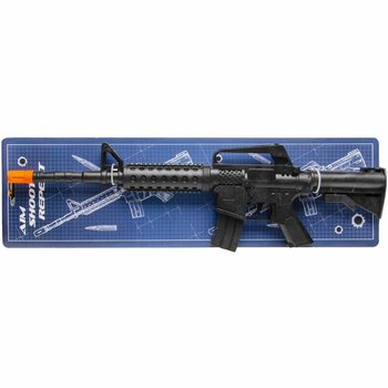 Играчка пушка M16 с тракащ звук на карта (6 броя)