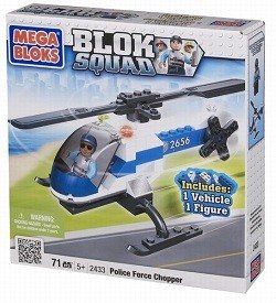 MEGABLOKS BLOK SQUAD ПОЛИЦЕЙСКИ ХЕЛИКОПТЕР - 2433 (1 бр.)