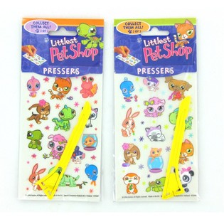 Стикери с търкане / Татуировки за хартия Littlest Pet Shop (24 бр.)
