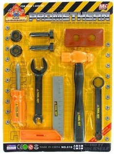 Детски комплект инструменти играчка (6 части)