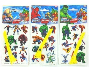 ТАТУИРОВКИ ЗА ТРИЕНЕ / СТИКЕРИ MARVEL HEROES (24 бр.)
