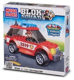 MEGABLOKS BLOK SQUAD ПОЖАРНИКАРСКИ SUV - 2432 (2 бр.)