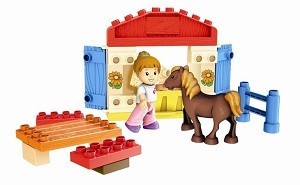 КОНЮШНЯ ЗА ПОНИ MEGABLOKS BLOK TOWN - 361 (2 бр.)