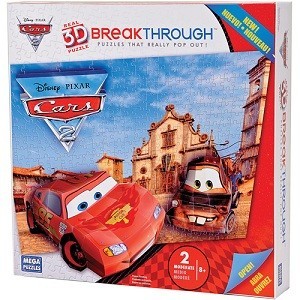 Megapuzzles Breakthrough 3D Колите 2 (Cars) - 50671AEG