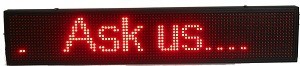 LED Бягащ ред за автомобил 100x20см
