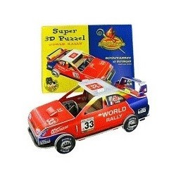 СУПЕР 3D ПЪЗЕЛ "WORLD RALLY" (6 бр.)