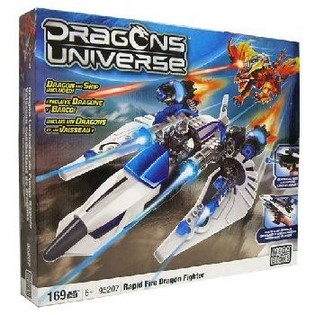 Mega Bloks Dragon Battle - Боен Изтребител и Дракон