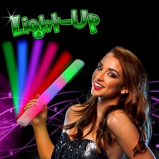 LED Неонови Пенести Светодиодни Стикчета (25 бр.)