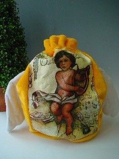 Голяма Подаръчна Торба с Ангелски Крила (2 бр.)