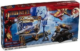 ИГРАЛЕН КОМПЛЕКТ MEGABLOKS IRON MAN 2 STARK EXPO