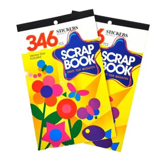 Книжки със стикери SCRAP BOOK (12 бр.)