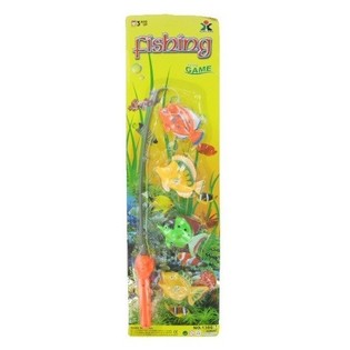 Магнитна Игра за Риболов: Въдица + 4 Рибки (12 бр.)