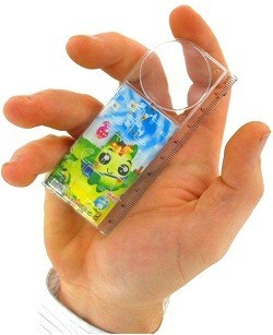 Линийка с Вградена Лупа и Игра (100 бр.)
