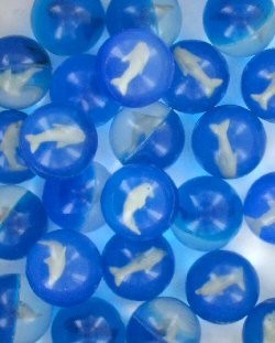 Светещо Подскачащо Топче Делфин - 4см (24 бр.)